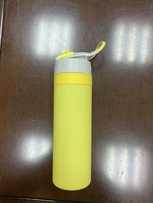 500ML Foldable Silicone Water Bottle Drinking Food Grade OEM 9x23cm